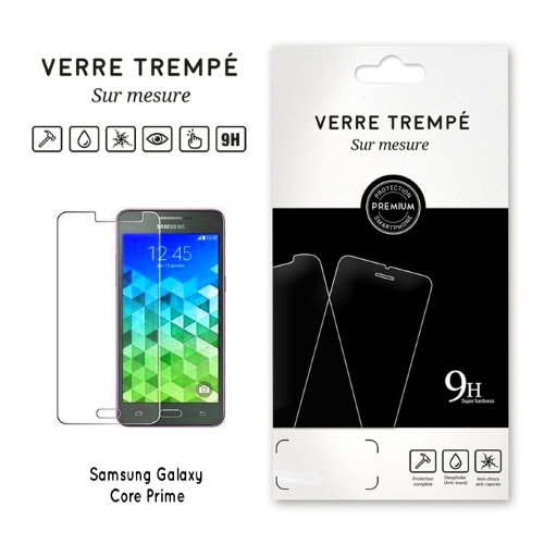 Verre trempe pour Samsung Galaxy Core Prime / Galaxy Core Prime VE, Transparent
