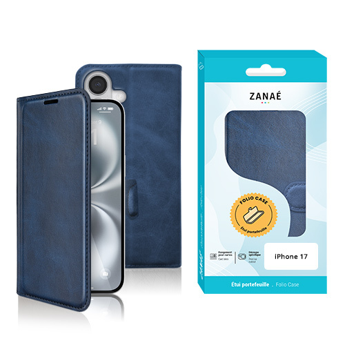 Portefeuille Zanae Columbia pour iPhone 17, Marine