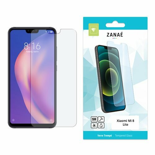 Verre trempe pour Xiaomi Mi 8 Lite, Transparent