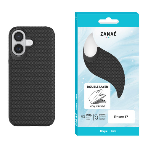 Double Layer pour iPhone 17, Noir