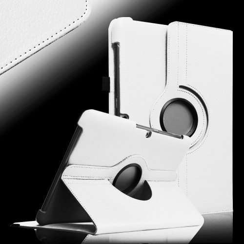 Etui Rotatif pour Galaxy Tab 2 10,1, Blanc
