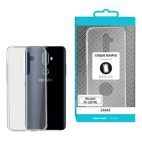 Coque Softgel pour Alcatel 3V 2018 (5099), Transparent