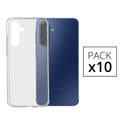 Pack de 10 Coques silicones pour Galaxy A18 / A17, Transparent