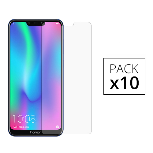 Pack de 10 verres trempes pour Honor 8C, Transparent