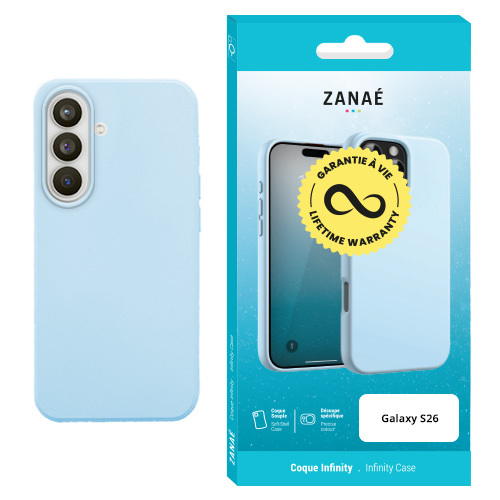 Coque Infinity pour Galaxy S26, bleu clair