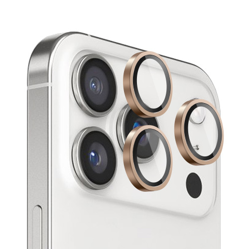 Verres Camera Metalliques Or pour iPhone 17 Pro / iPhone 17 Pro Max