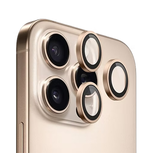 Verres Camera Metalliques Or pour iPhone Air