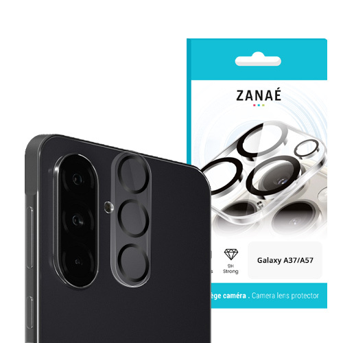 Verre trempe camera bloc pour Galaxy A37/A57, transparent