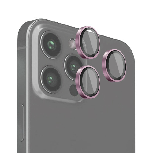 Verres Camera Metalliques Rose pour iPhone 12 Pro Max