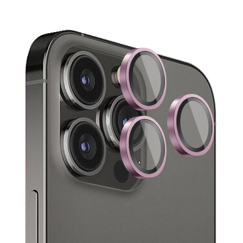 Verres Camera Metalliques Rose pour iPhone 13 Pro / iPhone 13 Pro Max