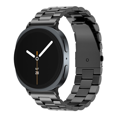Bracelet en metal pour Galaxy Watch 20 mm, Noir