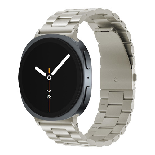 Bracelet en metal pour Galaxy Watch 20 mm, Argent