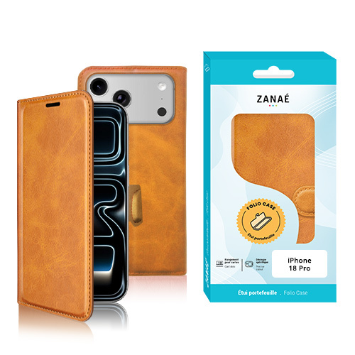 Portefeuille Zanae Columbia pour iPhone 18 Pro, Moutarde
