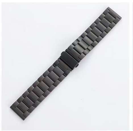 Bracelet en metal pour Galaxy Watch8 / Watch8 Classic/ Watch9/ Watch9 Classic, Noir