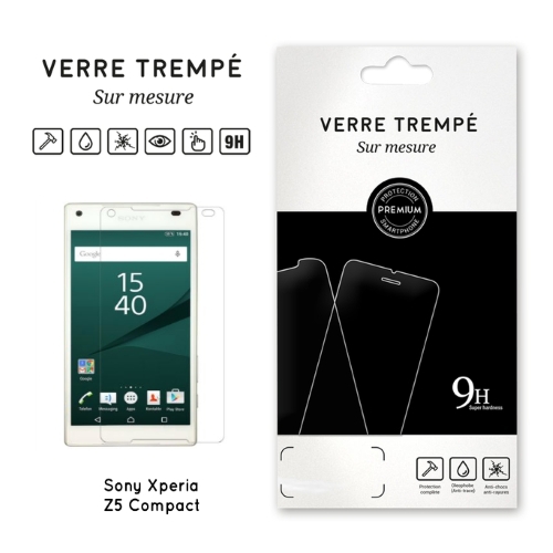 Verre trempe pour Sony Xperia Z5 Compact, Transparent