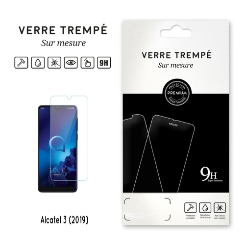 Verre trempe pour Alcatel 3 2019 (5053) / Alcatel 3L 2019 (5039), Transparent