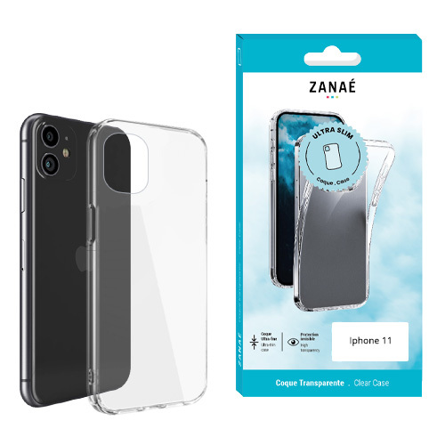Coque Softgel pour iPhone 11, Transparent