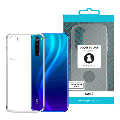 Coque Softgel pour Xiaomi Redmi Note 8, Transparent