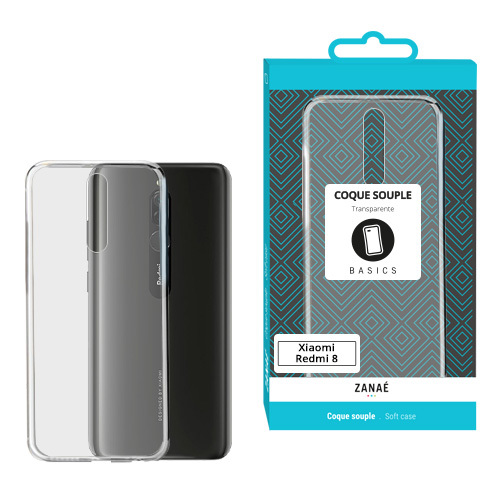 Coque Softgel pour Xiaomi Redmi 8, Transparent