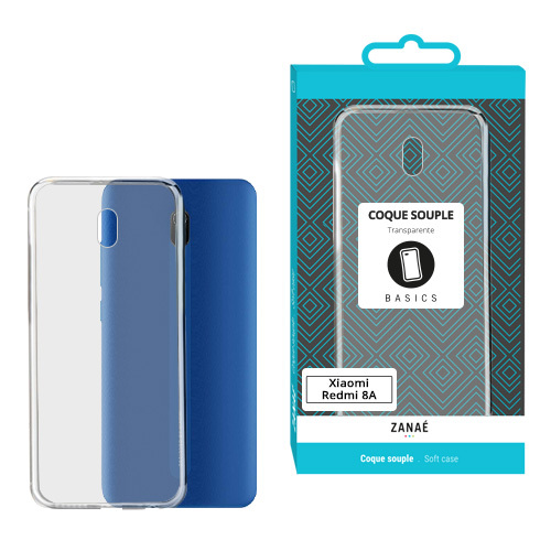Coque Softgel pour Xiaomi Redmi 8A, Transparent