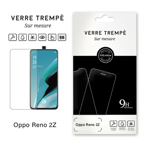 Verre trempe pour Oppo Reno 2 Z,Transparent