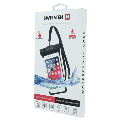 Pochette etanche pour smartphone, Swissten, Noir