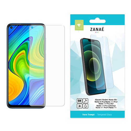 Verre trempe pour Redmi Note 9 Pro / 12 Pro 4G / Note 11 Pro