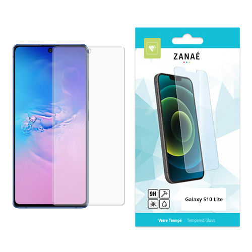 Verre trempe pour Samsung Galaxy S10 Lite, Transparent
