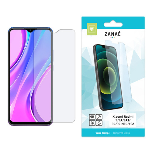 Verre trempe pour Xiaomi Redmi 9 / 9A / 9C / 10A, Transparent