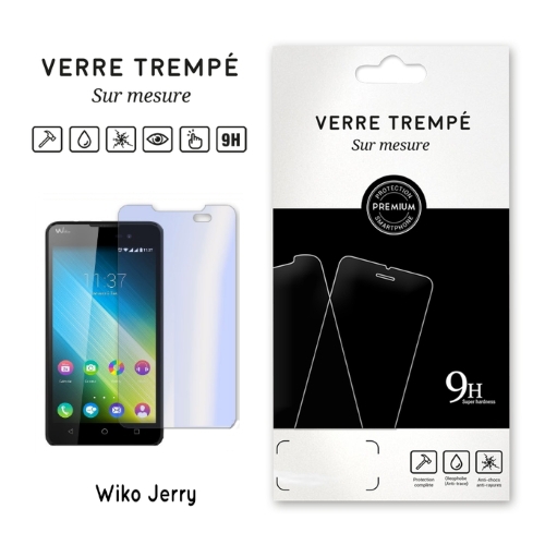 Verre trempe pour Wiko Jerry, Transparent