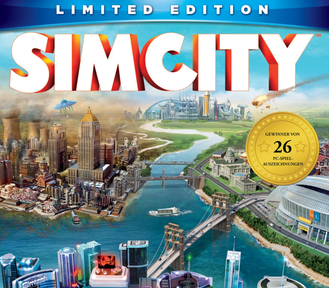 SimCity Limited Edition Clé CD EA App PC Anglais uniquement