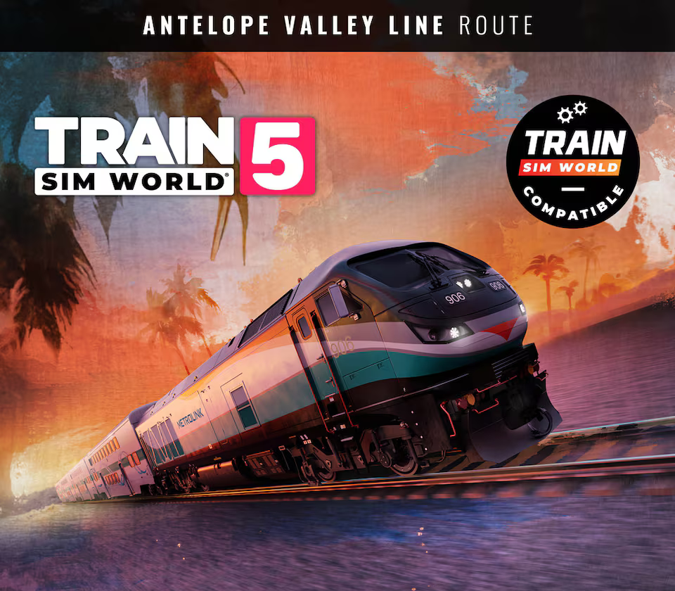 Train Sim World 5 – Metrolink Antelope Valley Line : Route Los Angeles – Lancaster Add-On EU XBOX One / Xbox Series X|S Clé CD