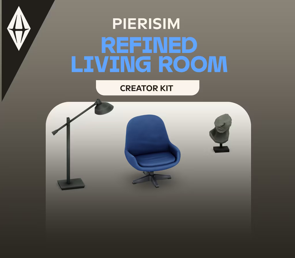 The Sims 4 – Refined Living Room Kit DLC PC EA App Clé CD
