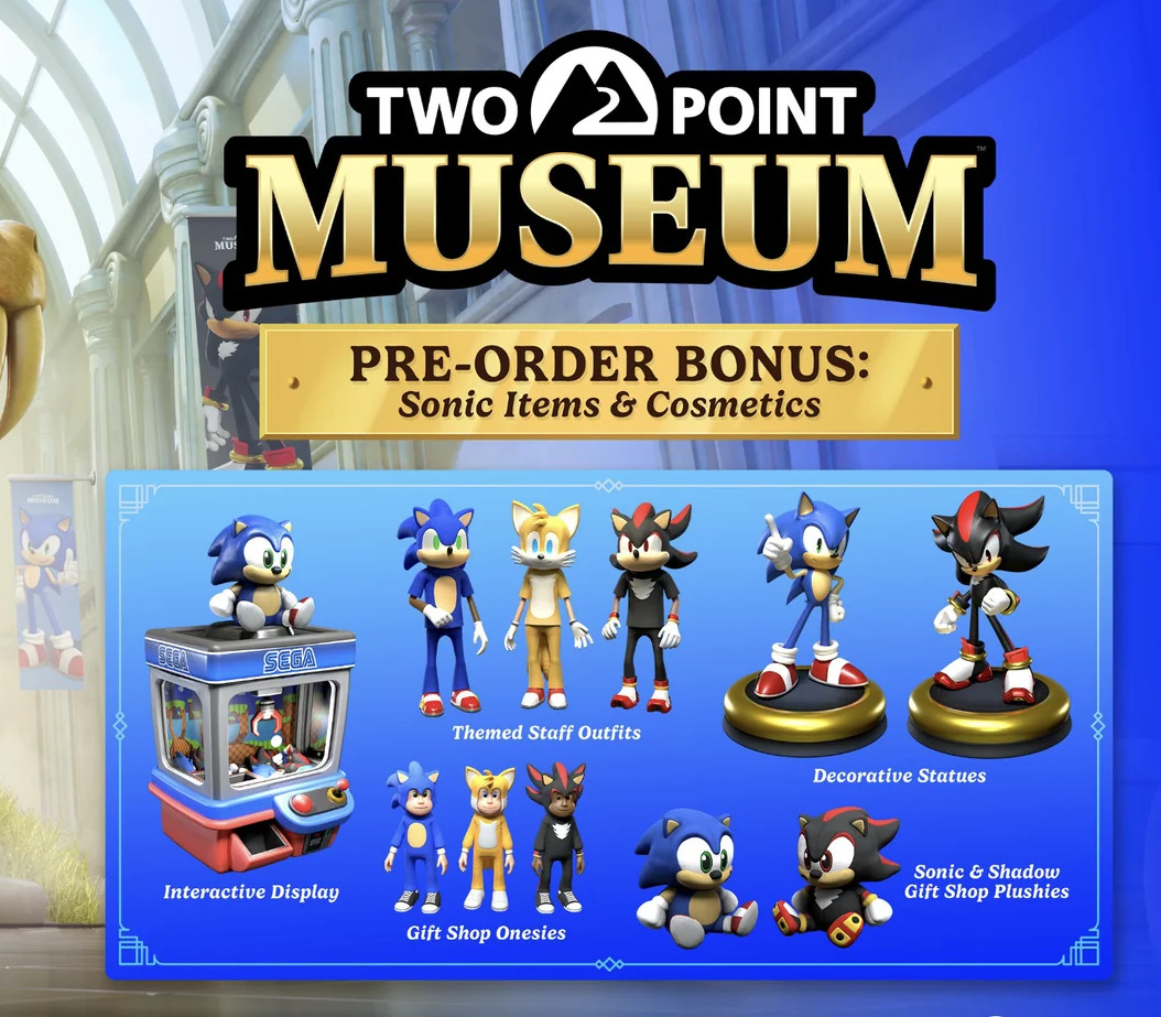 Two Point Museum – Bonus DLC précommande EU (sans DE) PS5 Clé CD