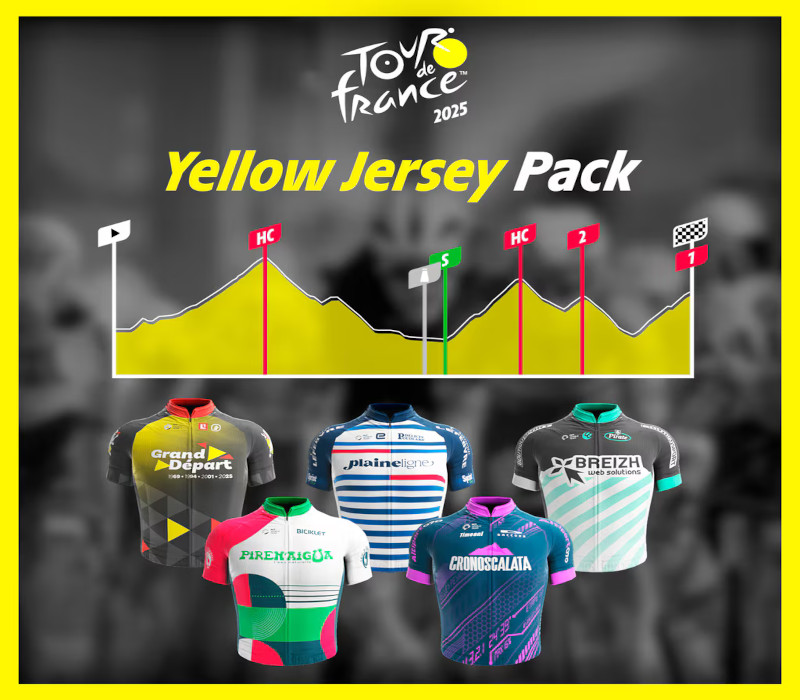 Tour de France 2025 – Pack Maillot Jaune DLC PC Steam Clé CD