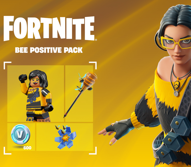 Fortnite - Bee Positive Pack DLC EU XBOX One / Xbox Series X|S CD Key