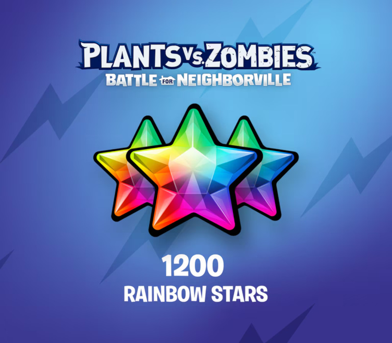 Plants vs. Zombies : Battle for Neighborville – DLC 1200 Rainbow Stars XBOX One / Xbox Series X|S Clé CD