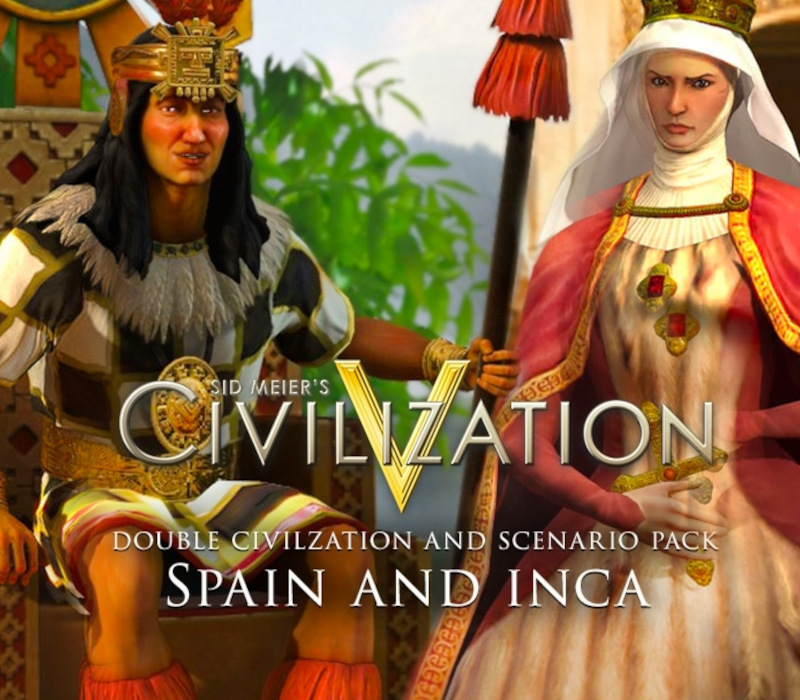 Sid Meier&rsquo;s Civilization V – Pack double Civ et Scénario : DLC Espagne et Inca PC Steam Clé CD