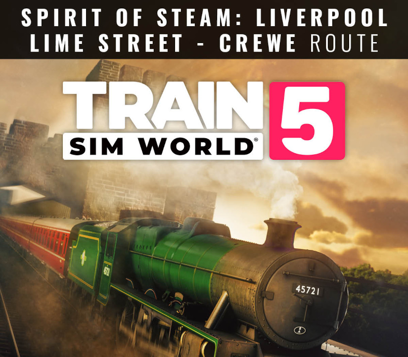 Train Sim World 5: Spirit of Steam: Liverpool Lime Street – Crewe DLC EU Xbox One / Xbox Series X|S Clé CD