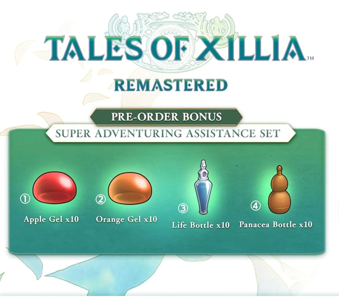 Tales of Xillia Remastered – DLC Bonus de Précommande EU Nintendo Switch Clé CD