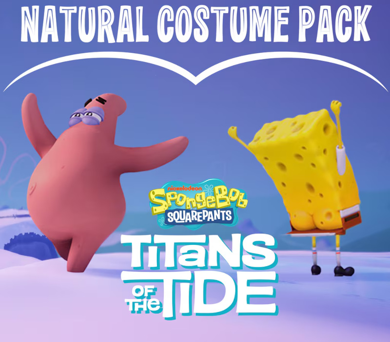 SpongeBob SquarePants : Titans of the Tide – Pack de costumes naturels DLC EU (sans DE) PS5 Clé CD