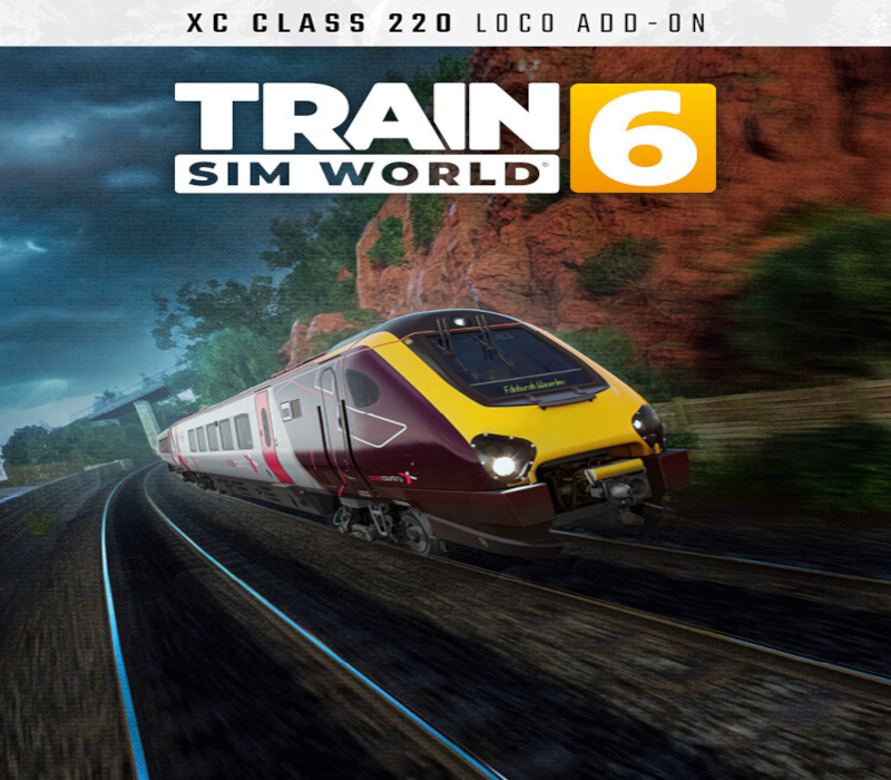 Train Sim World 6 : CrossCountry BR Class 220 Voyager DEMU Add-On DLC EU (sans DE) PS4/PS5 Clé CD