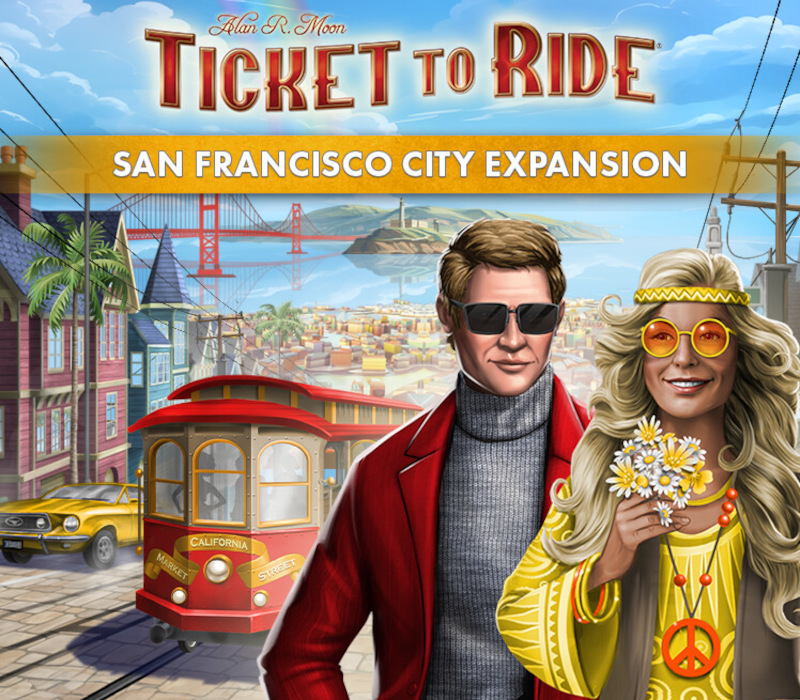 Ticket to Ride – San Francisco City Expansion DLC PC Steam CD Key