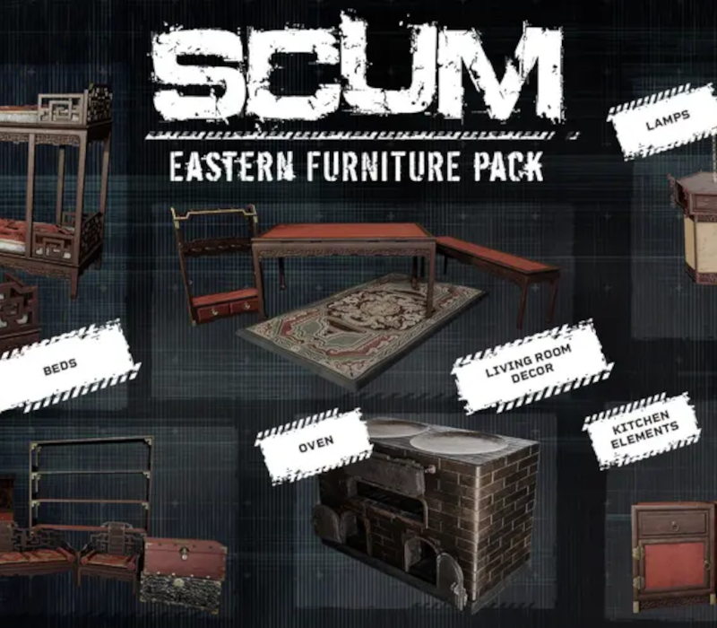 SCUM – Eastern Furniture Pack DLC PC Steam CD Key