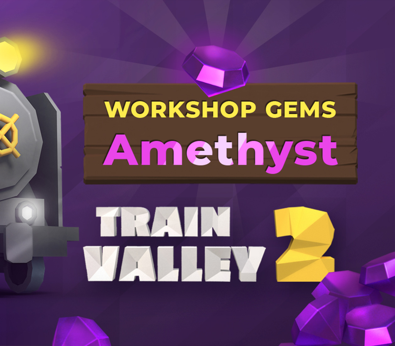 Train Valley 2 : Workshop Gems – Amethyst DLC PC Steam CD Key