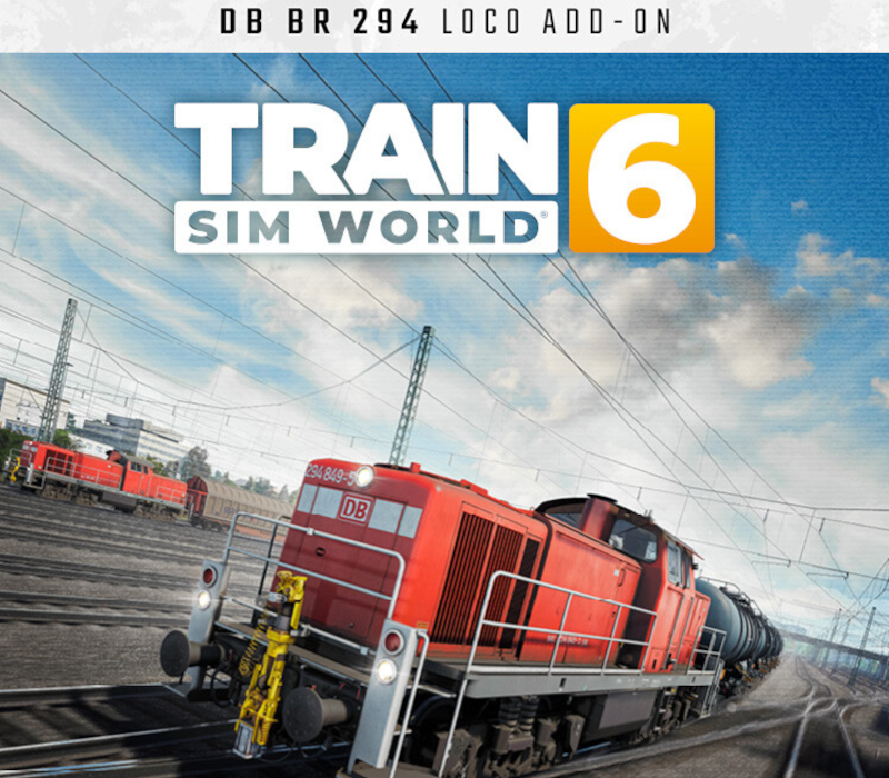 Train Sim World 6 – DLC DB BR 294 Diesel Shunter Add-On EU (sans DE) Clé CD PS4/PS5