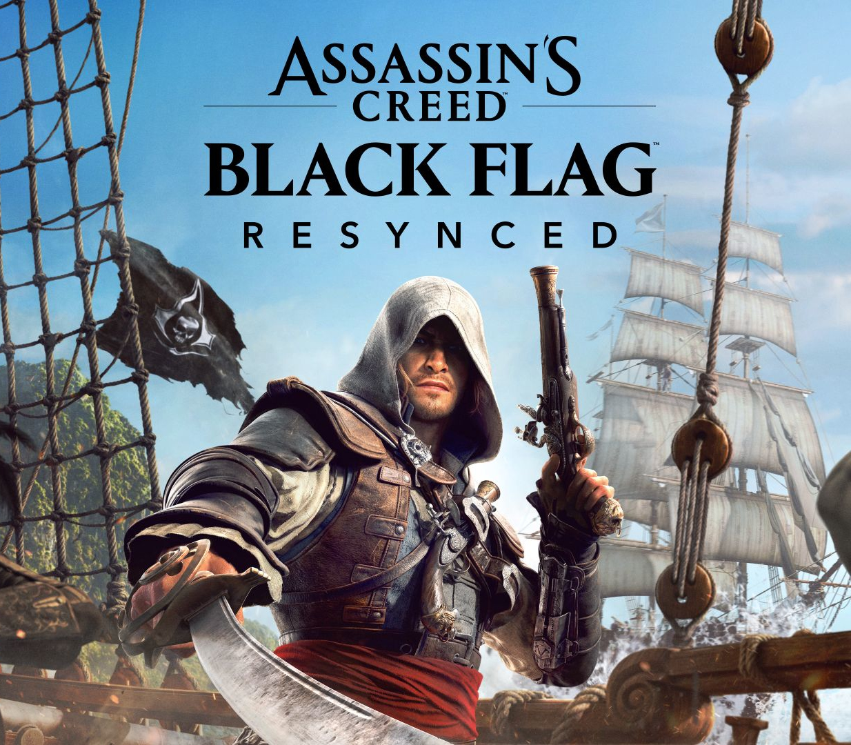 Assassin&rsquo;s Creed Black Flag Resynced + Bonus de précommande DLC EU PC Ubisoft Connect Clé CD