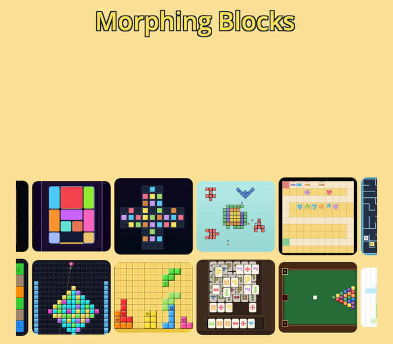 Morphing Blocks PC Steam Clé CD