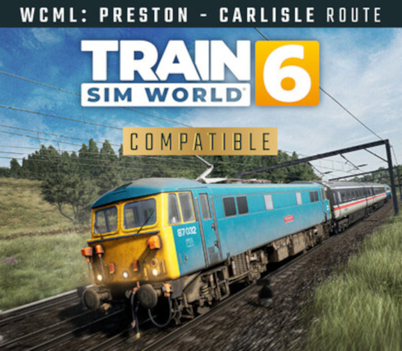 Train Sim World 6 – West Coast Main Line : Preston – Carlisle DLC Union Européenne XBOX One / Xbox Series X|S / PC Clé CD