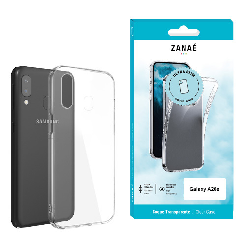 Coque Softgel pour Samsung Galaxy A20e, Transparent